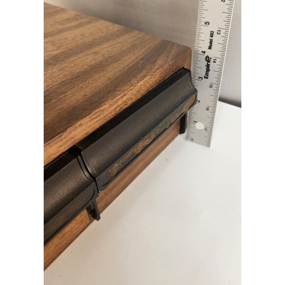 Vintage Wooden Cassette Storage Organizer With 3 Drawers Holds 42 tapes - Picture 2 of 16